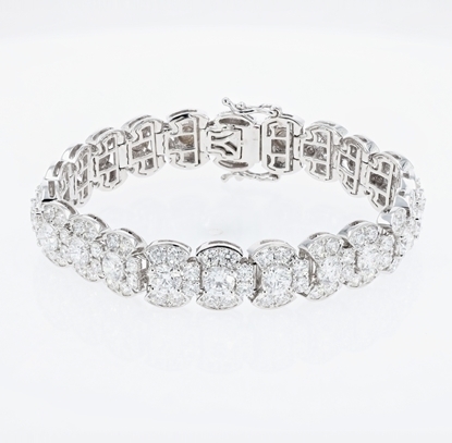 Picture of Spectra Fine Jewelry, 7.27 Carat Diamond Gold Tennis Bracelet